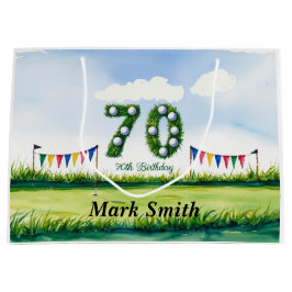 Golf 70:e födelsedagen för golfer
