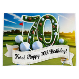 Golf 70th Birthday for golfer 