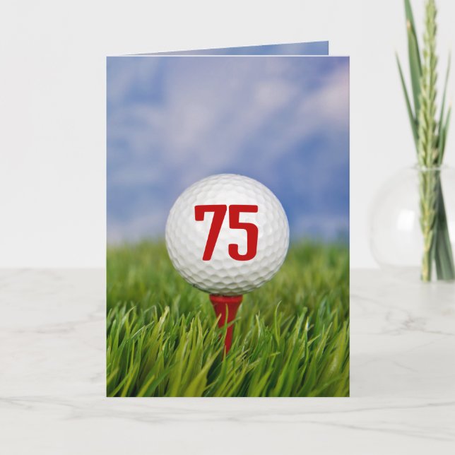 Golf 75-årsfest   inbjudan (Framsida)