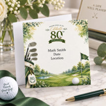 Golf 80-årsdag