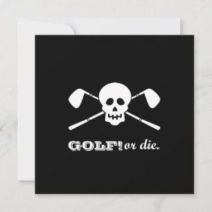 Golf 80:e födelsedagen - fortfarande sving! inbjudningar