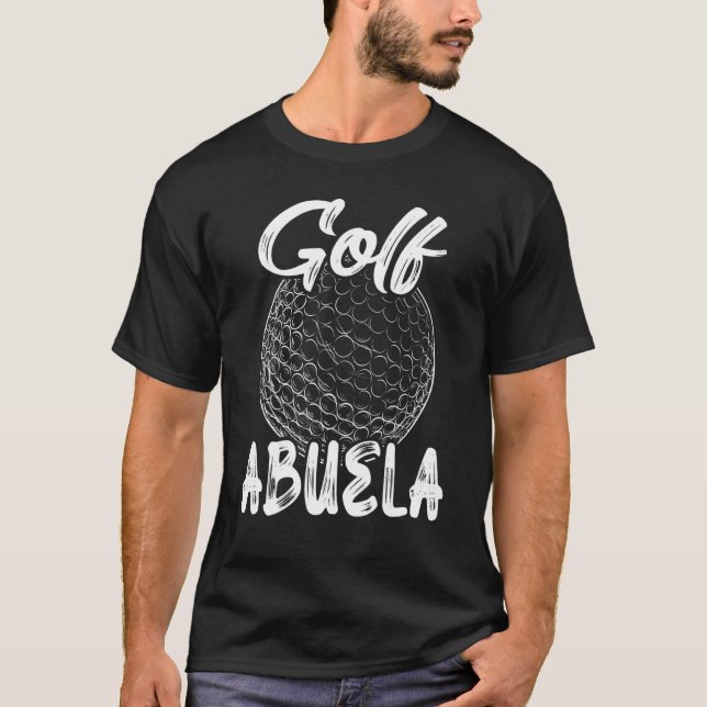 Golf Abuela Women Golfer Golf Boll Player Family M T Shirt (Framsida)