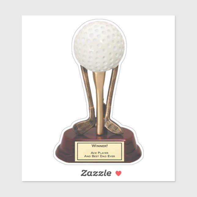 Golf Ace Player Sticker Klistermärken (Ark)