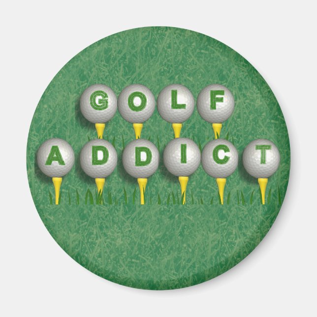 Golf Addict Magnet (Framsidan)