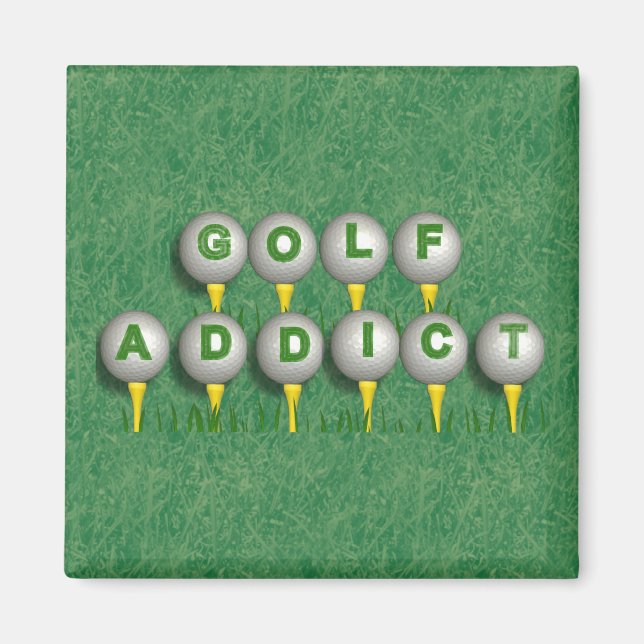 Golf Addict Magnet (Framsidan)