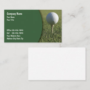 Golf Affärskort Modern design Visitkort