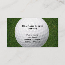 Golf-Affärskort