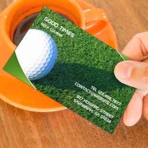 Golf-Affärskort Visitkort