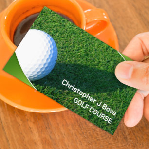 Golf-Affärskort Visitkort