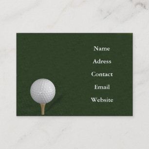 golf-affärskort visitkort