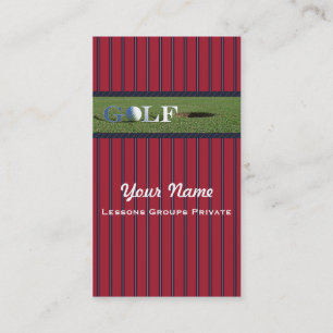 Golf - Affärskort Visitkort