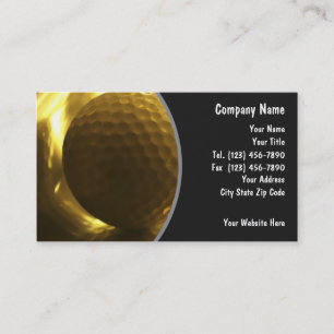 Golf-Affärskort Visitkort