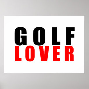Golf älskare poster