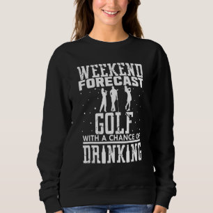 Golf and Drinking Helg Golfing Golfer Vin Beer T Shirt