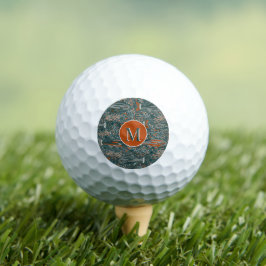 Golf and Fishing Brook Trout Blue Orange Grått