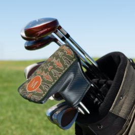 Golf and Fishing Brook Trout Orange Grått Grönt