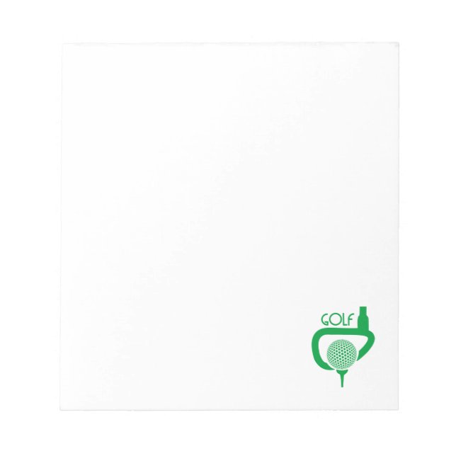 Golf Anteckningsblock (Framsida)