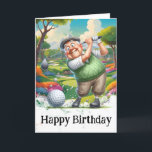 *~* Golf AP94 Senior Man Funny Humor Birthday Card Tack Kort<br><div class="desc">(Sökkod AP914för att hitta liknande objekt ) Överför enkelt till andra Zazzle-produkter. Lönsamt Golf Birthday Card - Senior Man in Golf Cart . Grönt, lax, persikor och stora GULTEN SOL INSIDE MESSAGE - Redigera eller Ta bort "Födelsedag är som golf bollar - du förlorar några få när åren går, men...</div>