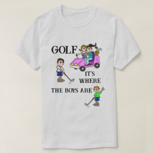 Golf är där bojorna är T-Shirt