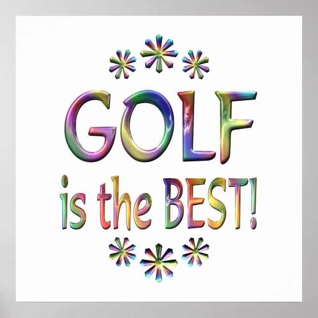 Golf är den bästa poster (Framsidan)