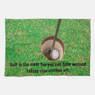 Golf är den mest roligt du kan ha kökshandduk
