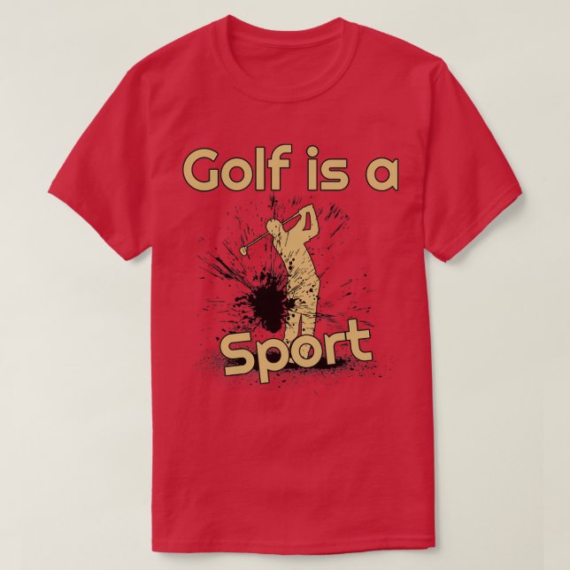 Golf är en sport t shirt (Design framsida)