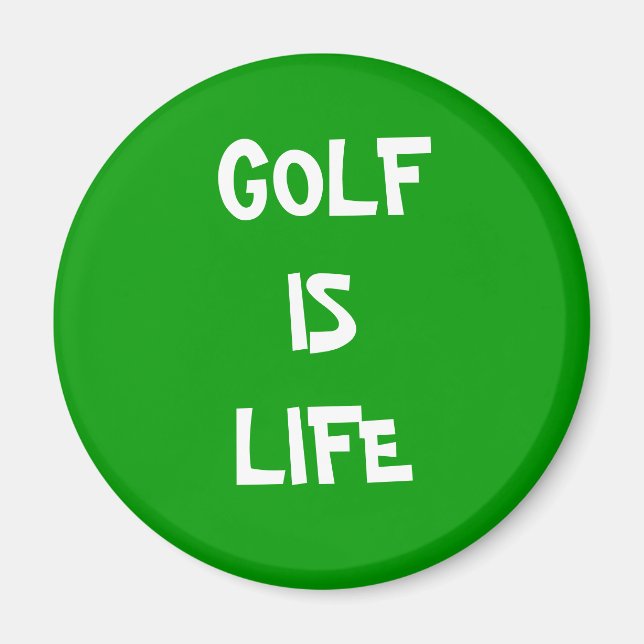GOLF ÄR LIFE MAGNET (Framsidan)