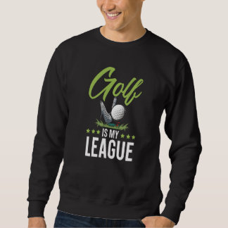 Golf är min golfer Golfing Sport Golf Cart Lång Ärmad Tröja