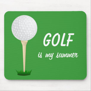 Golf är min sommarGolfing Boll Tee-Grönt Musmatta