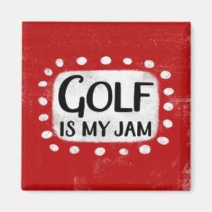 Golf är min Sylt-kylskåp, magnet