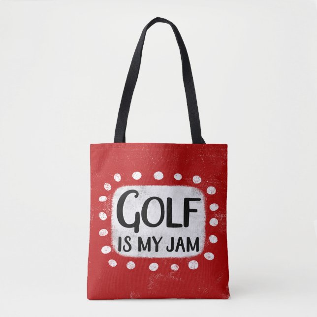 Golf är min Sylt-tote-bag Tygkasse (Framsida)