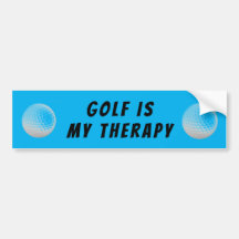 Golf är min terapiblått