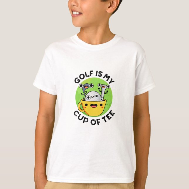 Golf är mitt Kopp på den vackra Golf Pun T Shirt (Framsida)