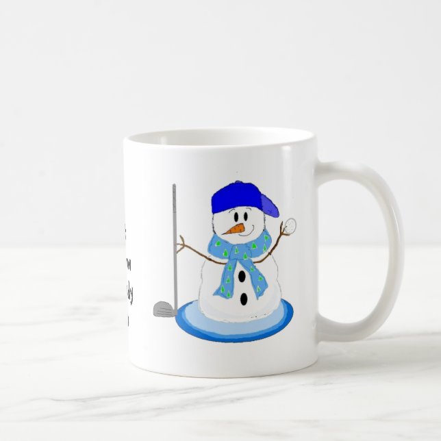 Golf är öppen alla säsonger kaffemugg (Höger)