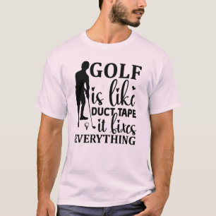 Golf är som målarband - allt åtgärdas med det t shirt
