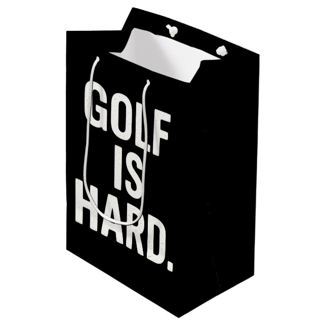 Golf är Svår Golf Humor Rolig Golf Älskare Sarksat (Framsidan Vinklad)