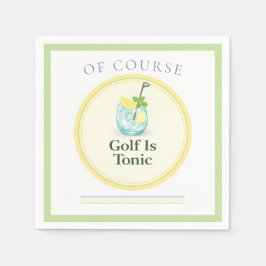 Golf är tonic | Pappersservietter för golf Pappersservett
