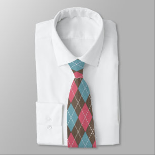 Golf Argyle in Modern palette of Taupe, Rosa, Blue Slips
