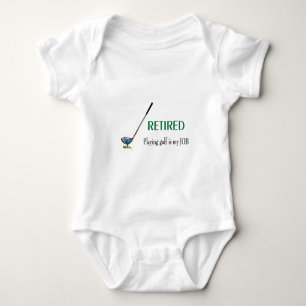 GOLF - Återpensionerad, spelar Golf är ett jobb Tee Shirt