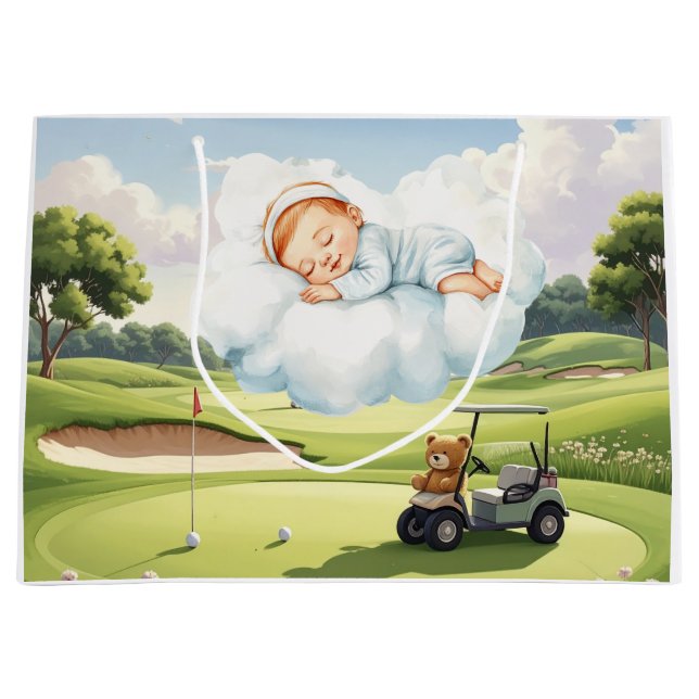 Golf Baby Pojke på golfbana  (Framsidan)