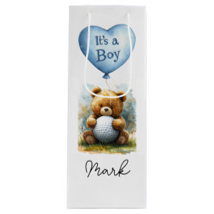 Golf Baby Pojke tema på golfbana