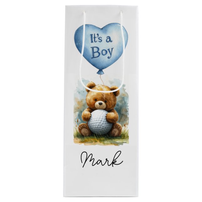 Golf Baby Pojke tema på golfbana  (Framsidan)