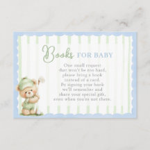 Golf Baby Shower-böcker för Baby Card