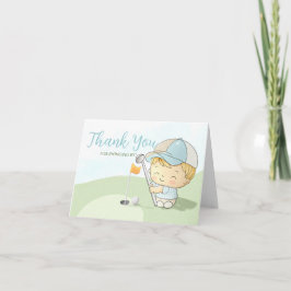 Golf Baby Shower Cute Boy Par-Tee Coed Party Tack Kort
