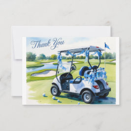 Golf Baby Shower Pojke tema  Tack Kort