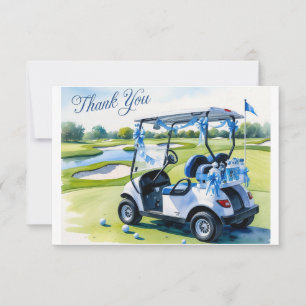 Golf Baby Shower Pojke tema Tack Kort