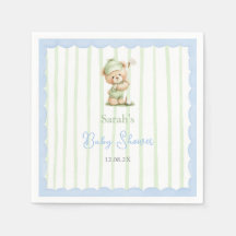 Golf Baby Shower Servetter