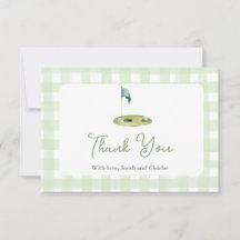 Golf Baby Shower Tack Kort