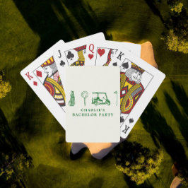 Golf Bachelor Party Casinokort