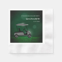 Golf Bachelor Party Golfers Party Grönt golf cart